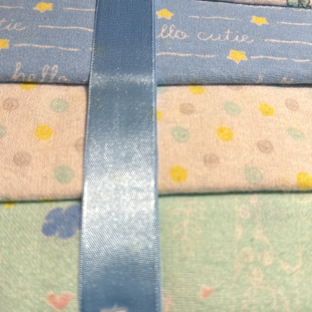 100% COTTON 4 PACK RECEIVING BLANKETS - Picture 5 of 7